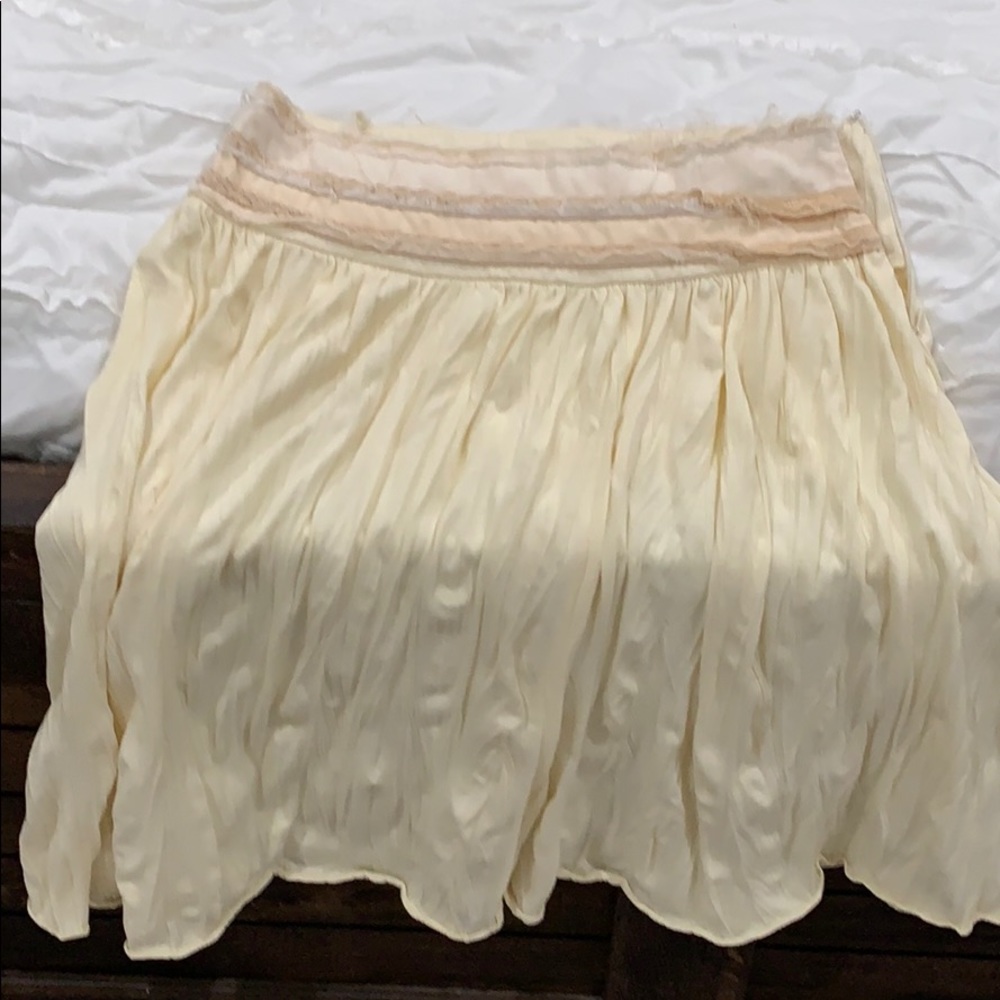 Free people fringe skirt